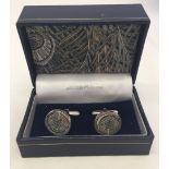 A boxed pair of Liberty's gents cufflinks.