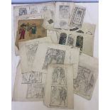 TW Camm Studios, a collection of watercolour and pencil sketches of Arthurian and Welsh mythological