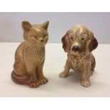 2 Sylvac ceramic animal figurines.