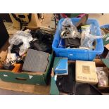 3 boxes of assorted miscellaneous photographic equipment.