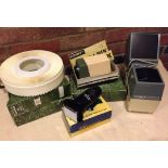 Collection of photographic equipment relating to slides to include a Cabin 900A and 2 slide drums.
