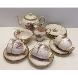 Tuscan English bone china tea service.