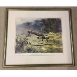 David Shepherd military aircraft Ltd Edition signed print - 656 Squadron Auster Mark IX