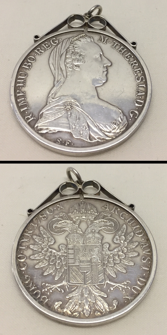 Austrian Maria Therisia 1780 Silver restrike coin.