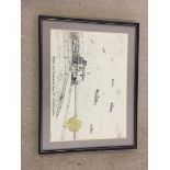 A Ltd Edition Marion Clark Weathers print of Metfield 491st Bombardment Group (H).