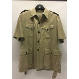 Vintage c1950s RAF Group Captains desert tunic with Doctors insignia and King & Queens Crown buttons