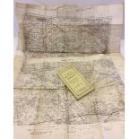 2 x 1931 War Office ordinance survey maps.