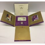 A commemorative crown & banknote set in presentation pack made for Golden Jubilee in 2002.