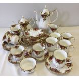 A quantity of Royal Albert "Old Country Roses" teaware