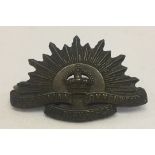 A WW1 Australian Commonwealth Military Force cap badge.