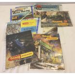 A collection of approx 17 assorted vintage model railway catalogues and leaflets.