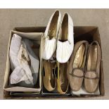 A box of vintage ladies Van-Dal shoes. Sized 6½ & 7, mostly boxed never worn/new condition.