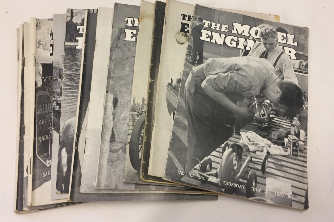 14 vintage 'The Model Engineer' magazines c.1950's