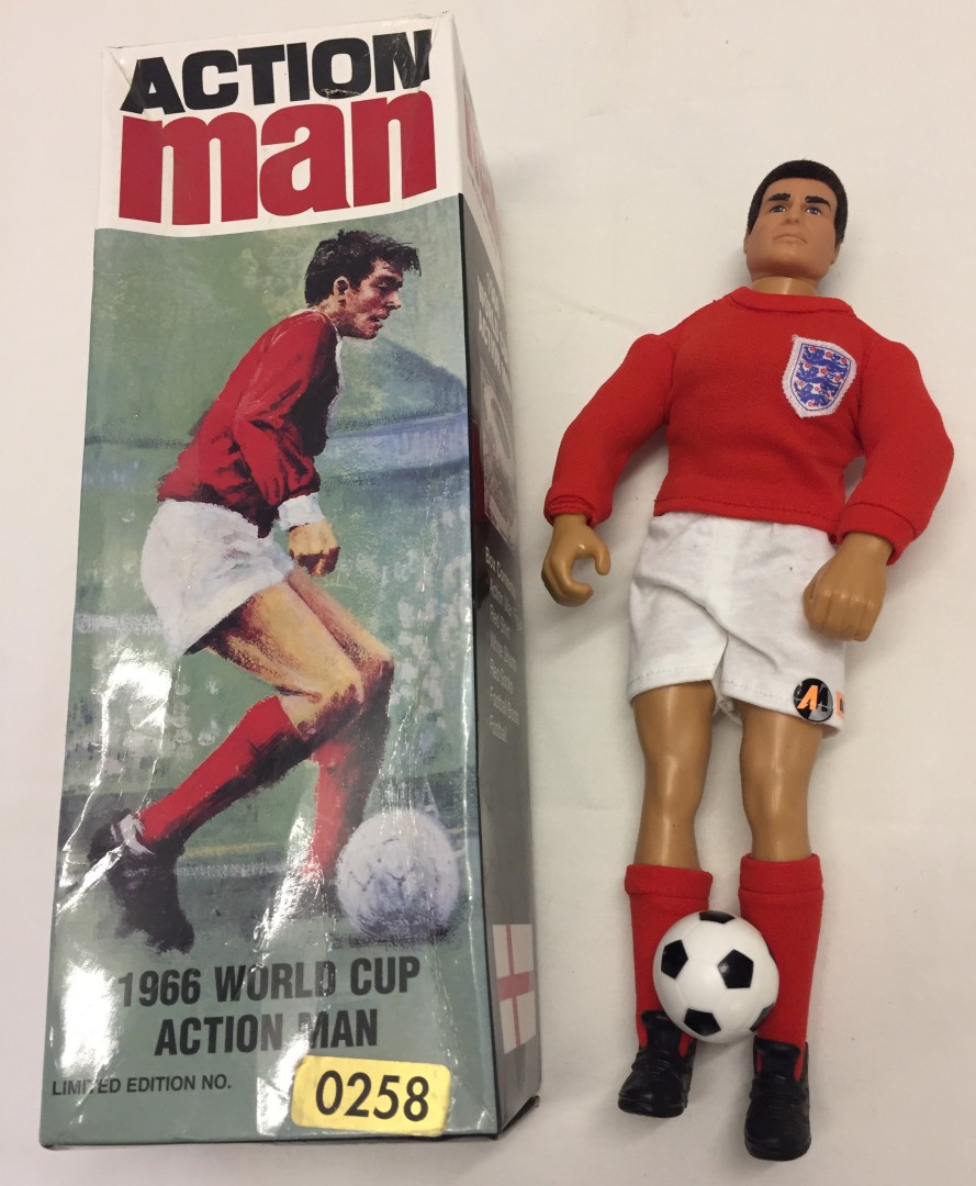 A Ltd Edition 1966 World Cup Action Man. 30th Anniversary Issue #258/1000.