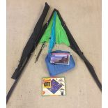 2 stunt kites with instruction book.