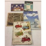 5 assorted vintage toy & modelling magazines and catalogues c.1930/40's