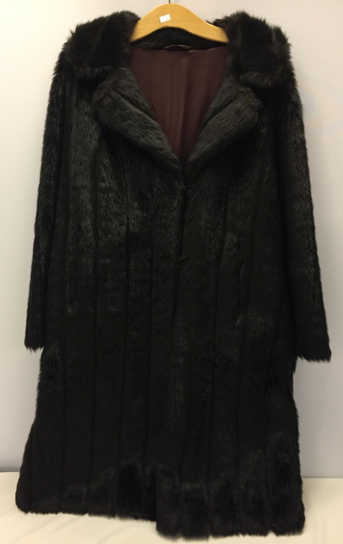 A vintage Dunbar Luxury Barmink fur coat.