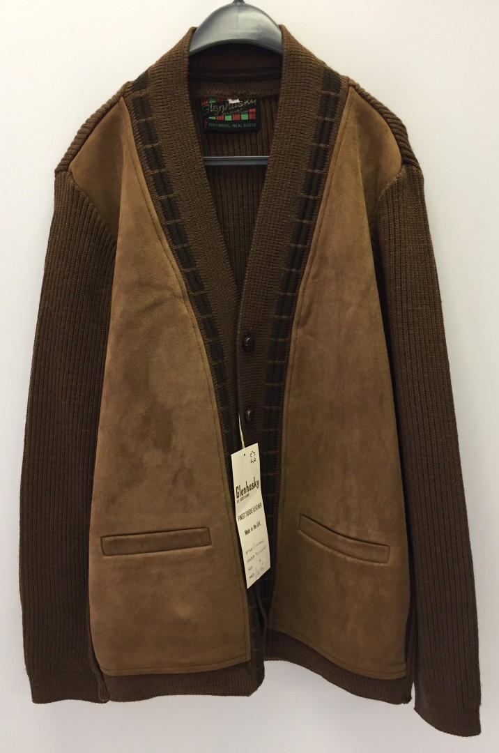 A gents brown suede jacket. Glen Husky