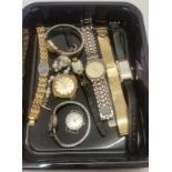 A quantity of misc. ladies and gents vintage watches.