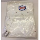 A pair of vintage Esso overalls with embroidered badge.