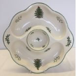 A large Spode " Christmas Tree " serving dish.