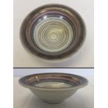 A Glynn Hugo studio pottery bowl.