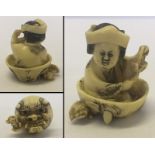 A signed Japanese netsuke.