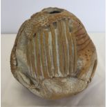 A Bernard Rooke studio pottery Sea Urchin style vase.