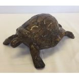 Large vintage ceramic tortoise.