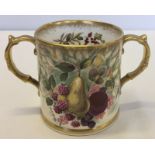 A Hammersley bone china 2 handled loving cup.