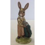 Royal Doulton Bunnykins 'Caddie' in rare alternative colourway.