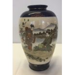 Vintage Japanese Satsuma vase.