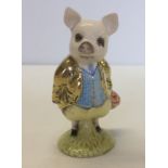 Royal Albert Beatrix Potter 'Pigling Bland' in rare alternative colourway.