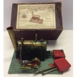 Boxed Power Plus 'Bowman' steam stationary engine. By Bowman Models Ltd c1948.