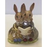 Royal Doulton Bunnykins 'Storytime' in rare alternative colourway.