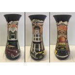 A Moorcroft limited edition Art Deco design vase.