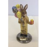 Royal Doulton Bunnykins 'Congratulations' in rare alternative colourway.