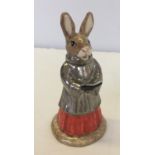 Royal Doulton Bunnykins 'Choir Singer' Collector's Club figure in rare alternative colourway.