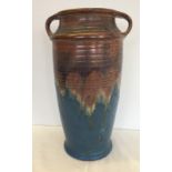 A large Bourne, Denby 'Danesby Ware' treacle glaze vase.
