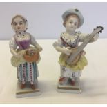 2 Sampson porcelain figures.