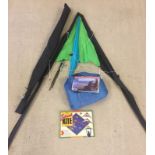 2 stunt kites with instruction book.