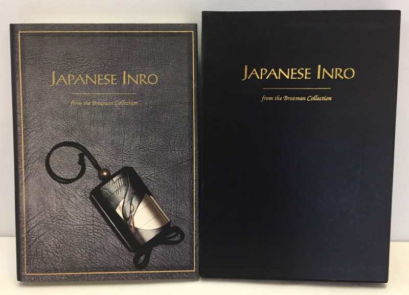 A book and sleeve "Japanese Inro" from The Brozman Collection. Signed by the author Louis Lawrence