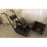 A vintage Ransomes 16" lawnmower.
