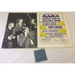 An original ticket for "Another Beatles Christmas Show" at Hammersmith Odeon, January 12th 1965.