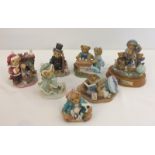 A collection of 7 boxed Cherished Teddies Figures.