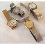 5 vintage gents watches.