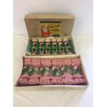 2 boxes of vintage Christmas crackers by Barratts.