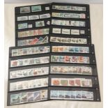 A collection of MINT thematic stamp sets - Ships.