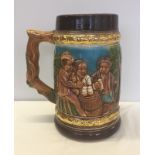 Very large ornamental beer tankard/stein.