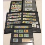 A collection of MINT thematic stamps & mini-sheets - Butterflies.